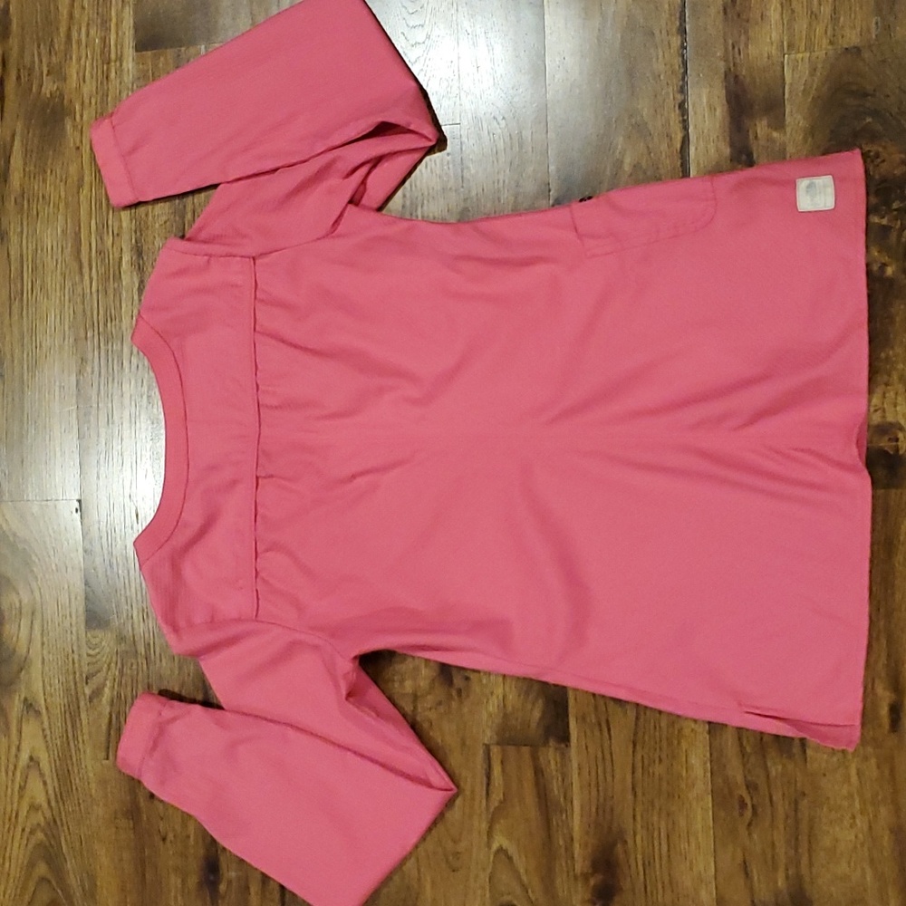 Womens The North Face bright pink nylon top size M - Picture 4 of 6